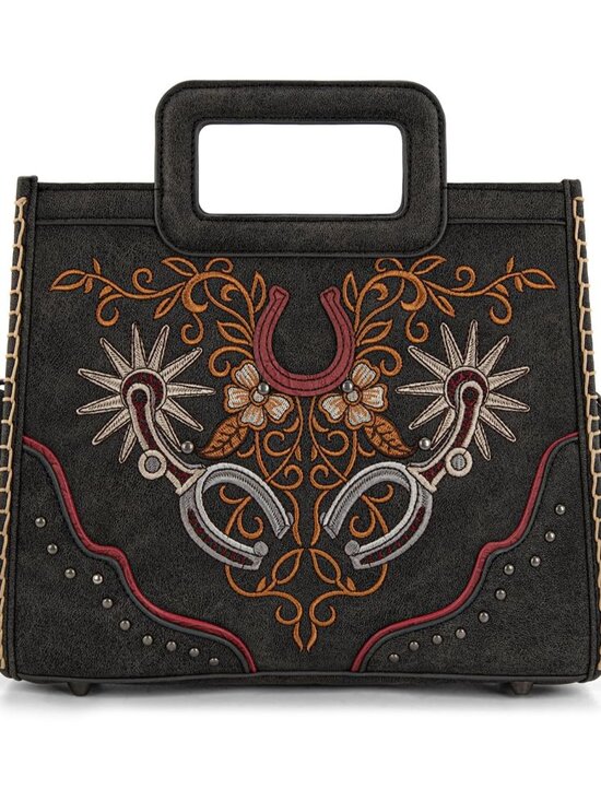 Handbags - Western Embroidery Crossbody Bags for Women Top Handle Crossbody Purse